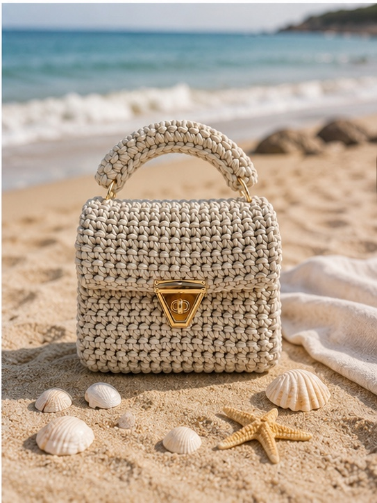 Mini Top Handle Boho Clutch Purse